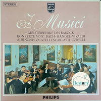 แผ่นเสียง I Musici - Johann Sebastian Bach, Georg Friedrich Händel, Antonio Vivaldi, Tomaso Albinoni, Pietro Antonio Locatelli, Alessandro Scarlatti, Arcangelo Corelli - Meisterwerke Des Barock Vinyl VG+ Boxset, 4LPs