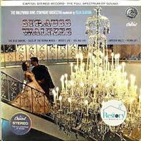 แผ่นเสียง The Hollywood Bowl Symphony Orchestra Conducted By Felix Slatkin - Strauss Waltzes Vinyl G+