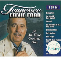 ซีดี Tennessee Ernie Ford - 36 All-Time Greatest Hits - 3 CD SET CD VG+
