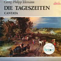 แผ่นเสียง Georg Philipp Telemann - Die Tageszeiten - Cantata Vinyl VG+