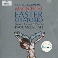 ซีดี Johann Sebastian Bach - Gabrieli Consort & Gabrieli Players, Paul McCreesh - Magnificat / Easter Oratorio CD M