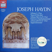 แผ่นเสียง Joseph Haydn, Augsburger Domsingknaben, Residenz Kammerorchester München, Reinhard Kammler - Missa G-Dur St. Nicolai HOB XXII, 6 / Missa Brevis B-Dur Sti. Johannis De Deo HOB XXII,7 / Missa Brevis F-Dur "Jugendmesse" HOB. XXII, 1 Vinyl VG+