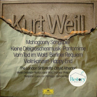 แผ่นเสียง Kurt Weill - London Sinfonietta, David Atherton - Mahagonny Songspiel, Kleine Dreigroschenmusik, Pantomime, Vom Tod Im Wald, Berliner Requiem, Violinkonzert, Happy End Vinyl NM or M- Boxset, 3 LPs