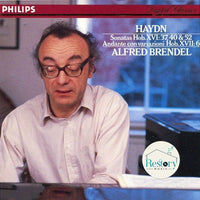 ซีดี Joseph Haydn, Alfred Brendel - Sonatas Hob. XVI: 37, 40 & 52; Andante Con Variazioni Hob. XVII:6 CD VG+