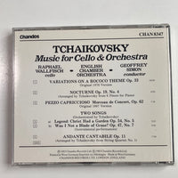 ซีดี Pyotr Ilyich Tchaikovsky - Raphael Wallfisch, English Chamber Orchestra, Geoffrey Simon - Tchaikovsky - Music For Cello And Orchestra CD NM or M-