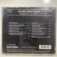 ซีดี Roger Whittaker - Greatest Hits - Vol. 1 Live CD VG+