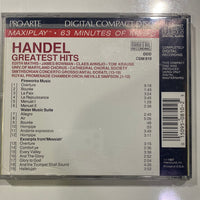 ซีดี Georg Friedrich Händel - Handel Greatest Hits: Fireworks Music, Water Music, Messiah CD NM or M-