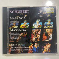 ซีดี Franz Schubert, Robert Shaw, Atlanta Symphony Orchestra, Atlanta Symphony Chorus, Atlanta Symphony Orchestra Chamber Chorus - Mass No.2/Mass No.6 CD VG+