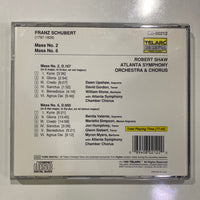 ซีดี Franz Schubert, Robert Shaw, Atlanta Symphony Orchestra, Atlanta Symphony Chorus, Atlanta Symphony Orchestra Chamber Chorus - Mass No.2/Mass No.6 CD VG+
