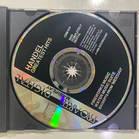 ซีดี Georg Friedrich Händel - Handel Greatest Hits: Fireworks Music, Water Music, Messiah CD NM or M-