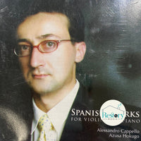 ซีดี Alessandro Cappello & Azusa Hokugo - Spanish Works For Violin And Piano CD VG+