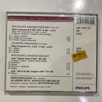 ซีดี Wolfgang Amadeus Mozart, Giuseppe Ferlendis, Heinz Holliger, The Academy Of St. Martin-in-the-Fields, Kenneth Sillito - Oboe Concertos CD VG+