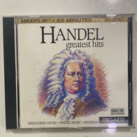 ซีดี Georg Friedrich Händel - Handel Greatest Hits: Fireworks Music, Water Music, Messiah CD NM or M-