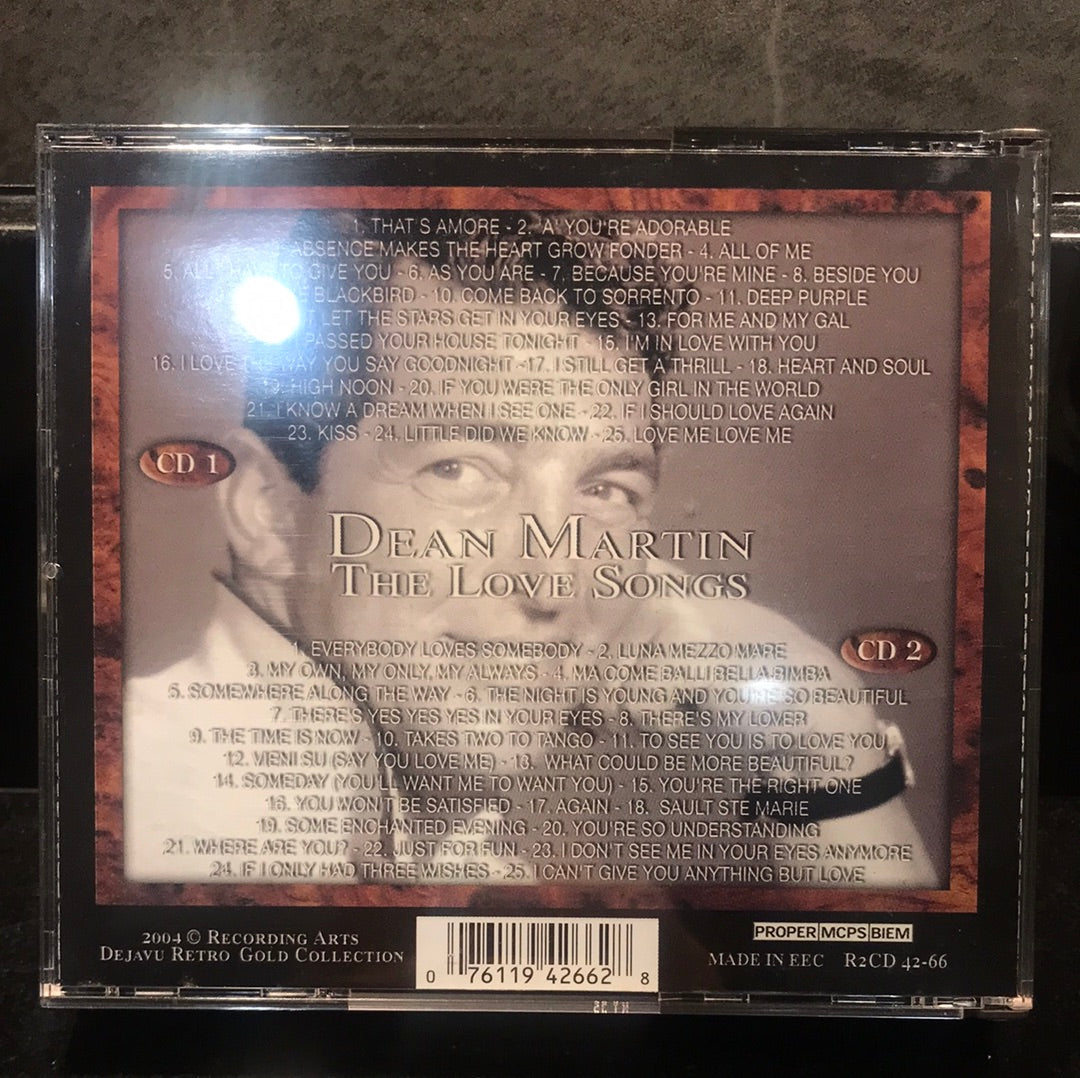 Dean Martin - The Love Songs (CD) (NM or M-)(Alloy Gold) (2CDs)