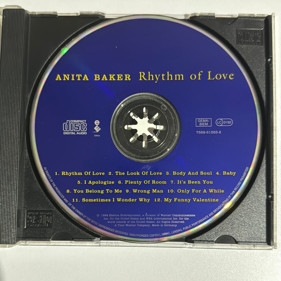 ซีดี Anita Baker - Rhythm Of Love CD G