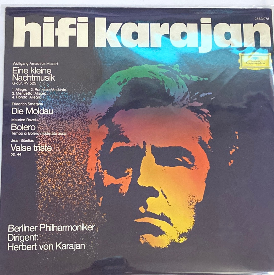 แผ่นเสียง Wolfgang Amadeus Mozart / Bedřich Smetana / Maurice Ravel / Jean Sibelius - Hifi Karajan (Vinyl) (VG+)