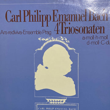 Carl Philipp Emanuel Bach, Ars Rediviva Ensemble - 4 Triosonaten (Vinyl) (VG+)