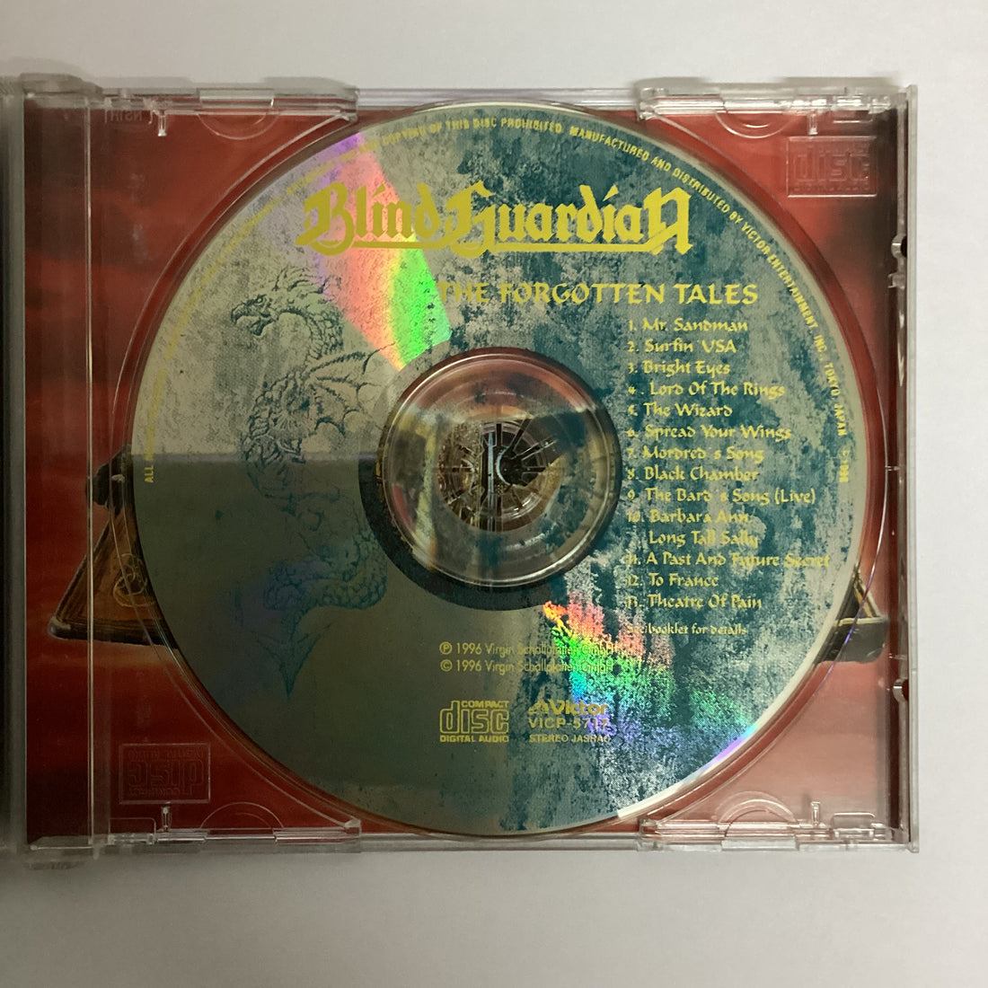 ซีดี Blind Guardian - The Forgotten Tales CD VG+