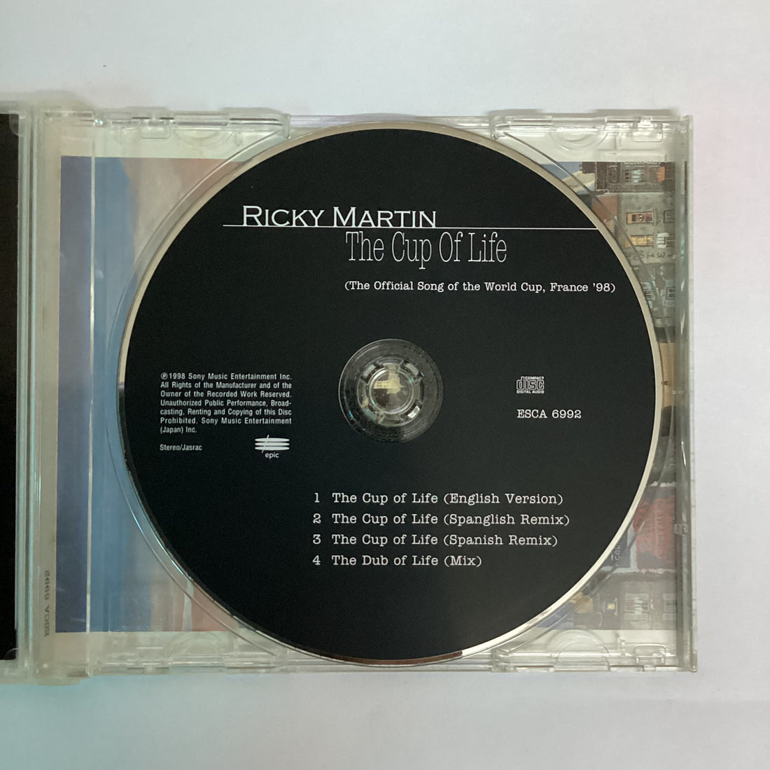 ซีดี Ricky Martin - The Cup Of Life CD VG+