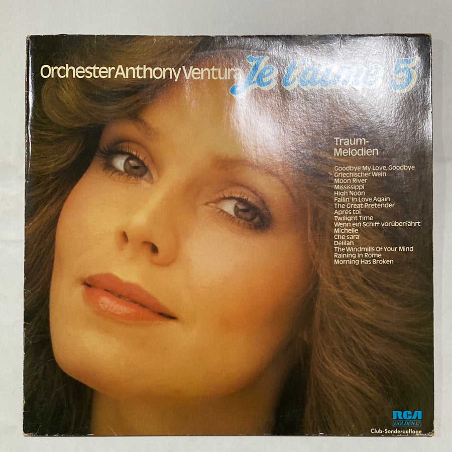 แผ่นเสียง Orchester Anthony Ventura - Je T'Aime 5 - Traum-Melodien (Vinyl) (VG)