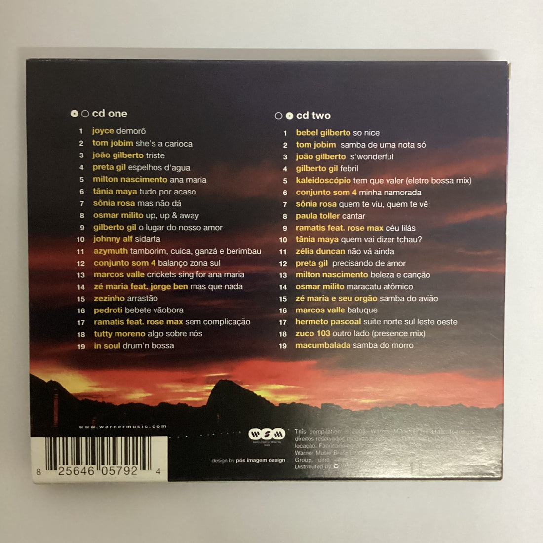 ซีดี Various - Chill:Brazil 2 CD NM or M- 2CDs