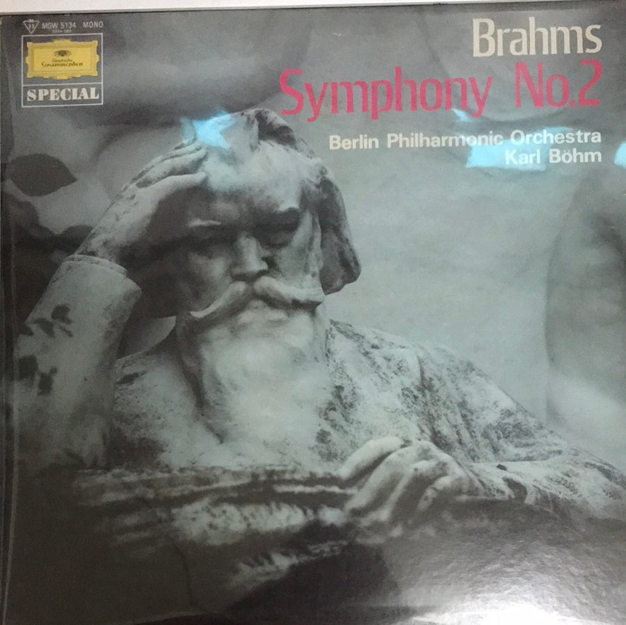 แผ่นเสียง Johannes Brahms, Karl Böhm, Berliner Philharmoniker - Symphony No.2 (Vinyl) (VG+)