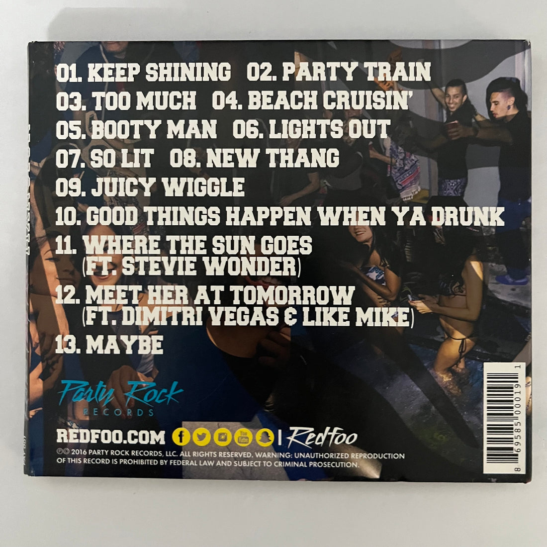 ซีดี Red Foo - Party Rock Mansion CD NM