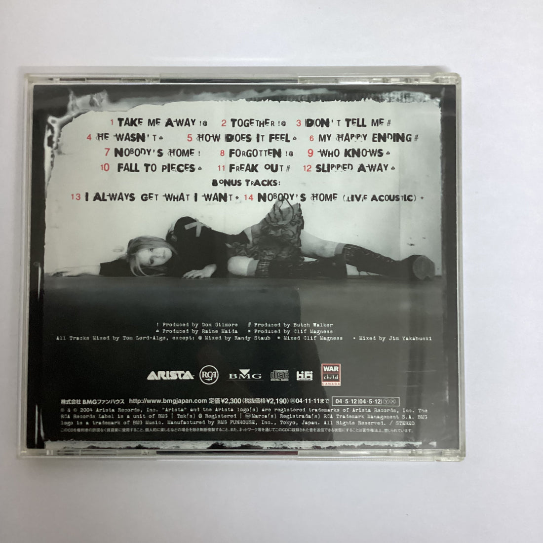 ซีดี Avril Lavigne = Avril Lavigne - Under My Skin = アンダー・マイ・スキン CD VG+