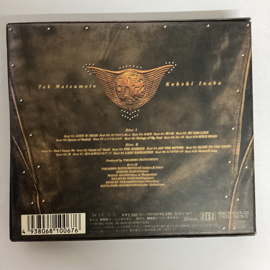 ซีดี B'z - The 7th Blues CD VG+ 2CDs