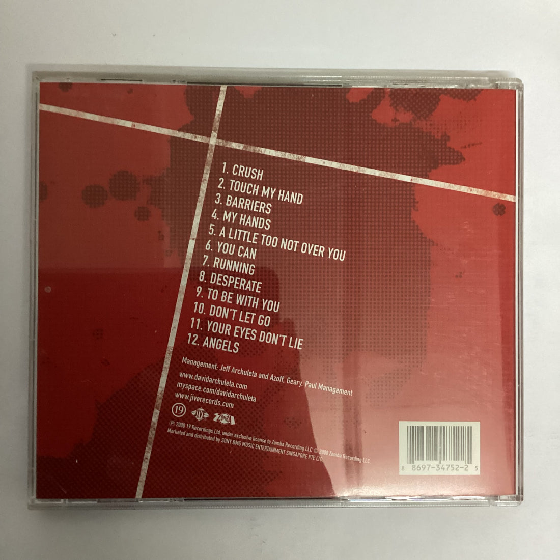 ซีดี David Archuleta - David Archuleta CD VG+