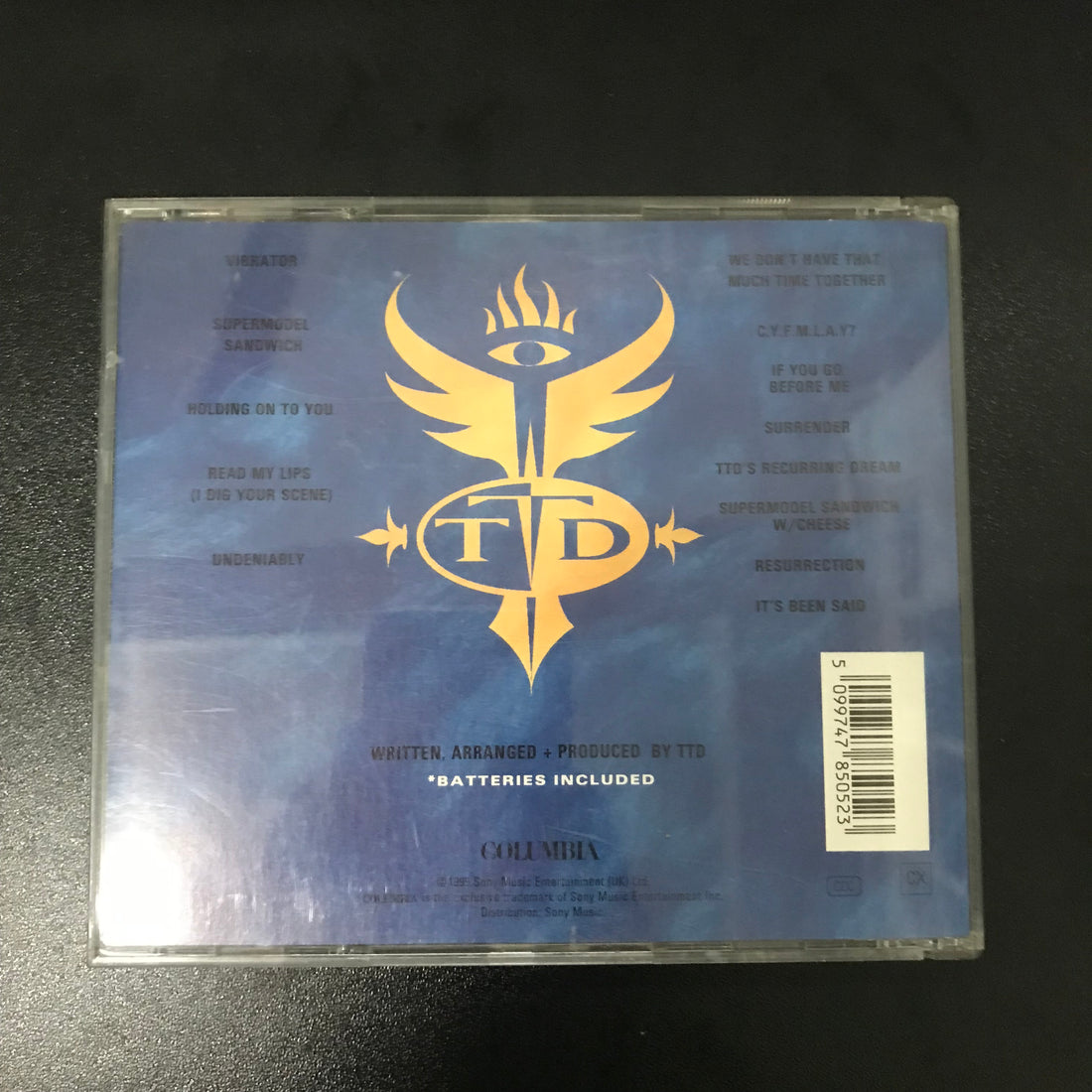 ซีดี Terence Trent D'Arby - Terence Trent D'Arby's Vibrator* CD VG+