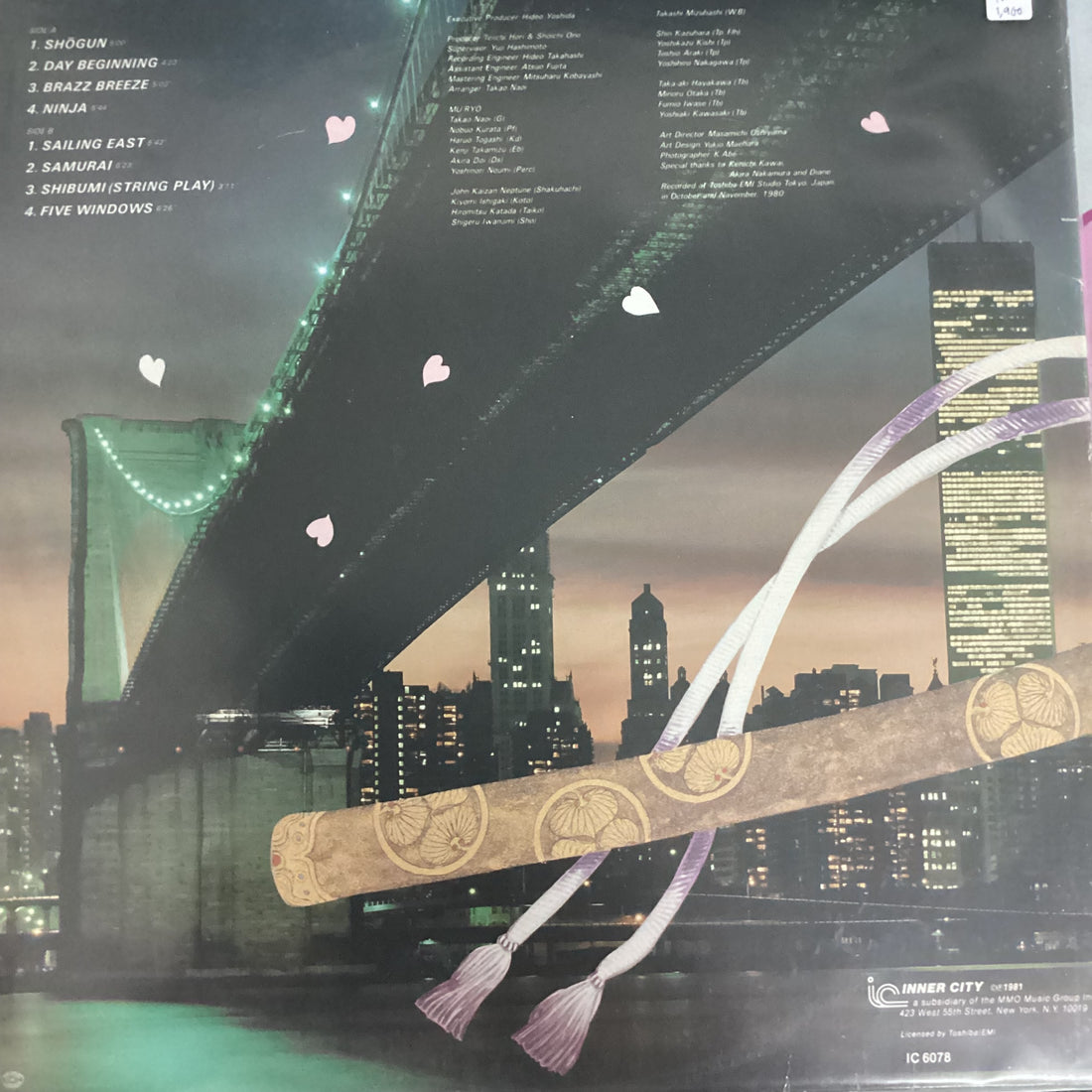 แผ่นเสียง John Kaizan Neptune And Mu'ryō - Shogun Vinyl VG+