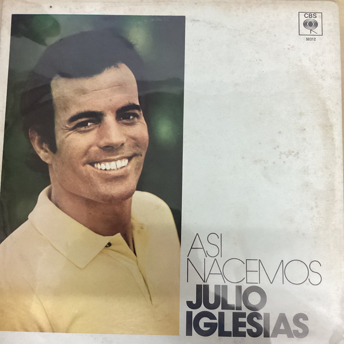 แผ่นเสียง Julio Iglesias - Asi Nacemos Vinyl VG+