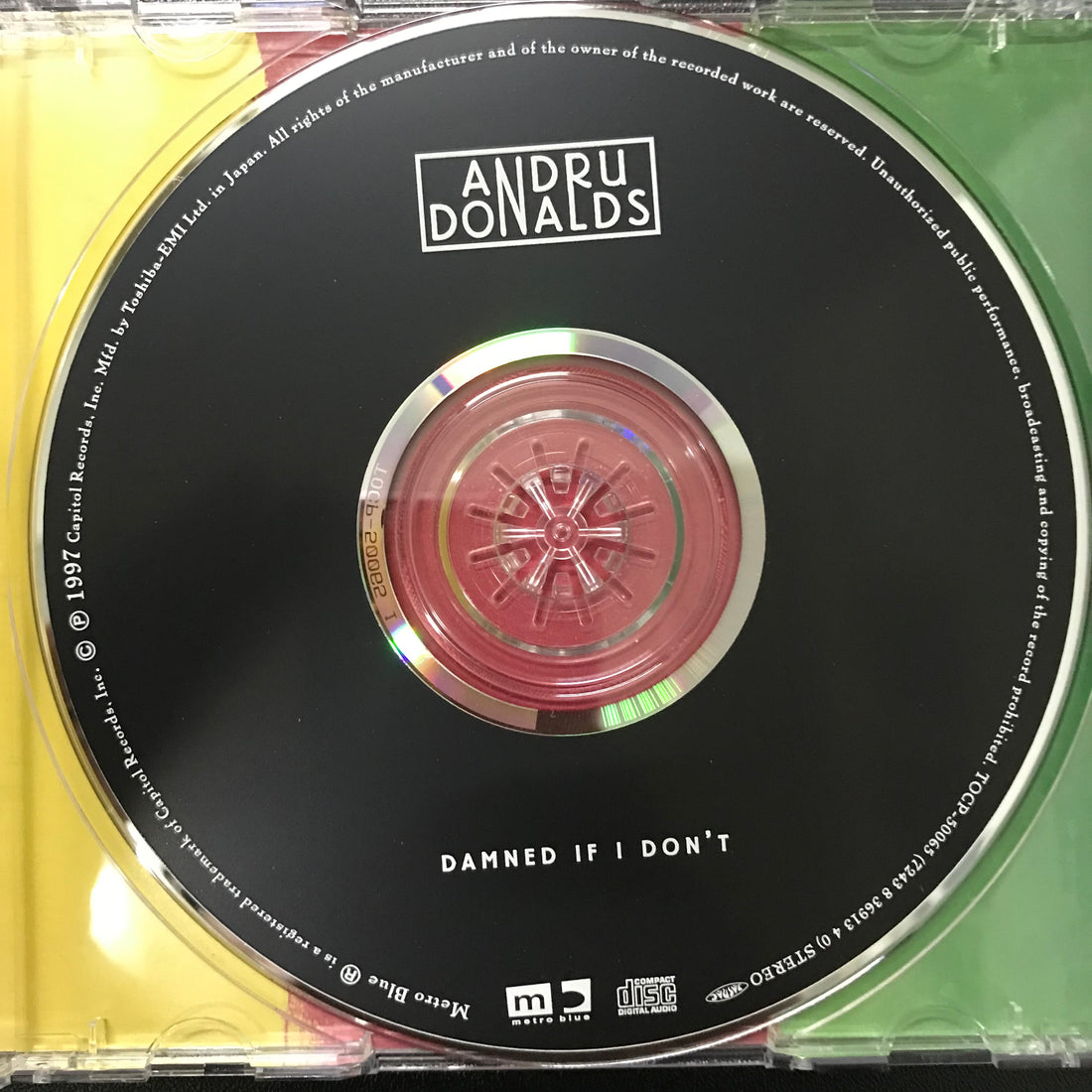 ซีดี Andru Donalds - Damned If I Don't CD VG+