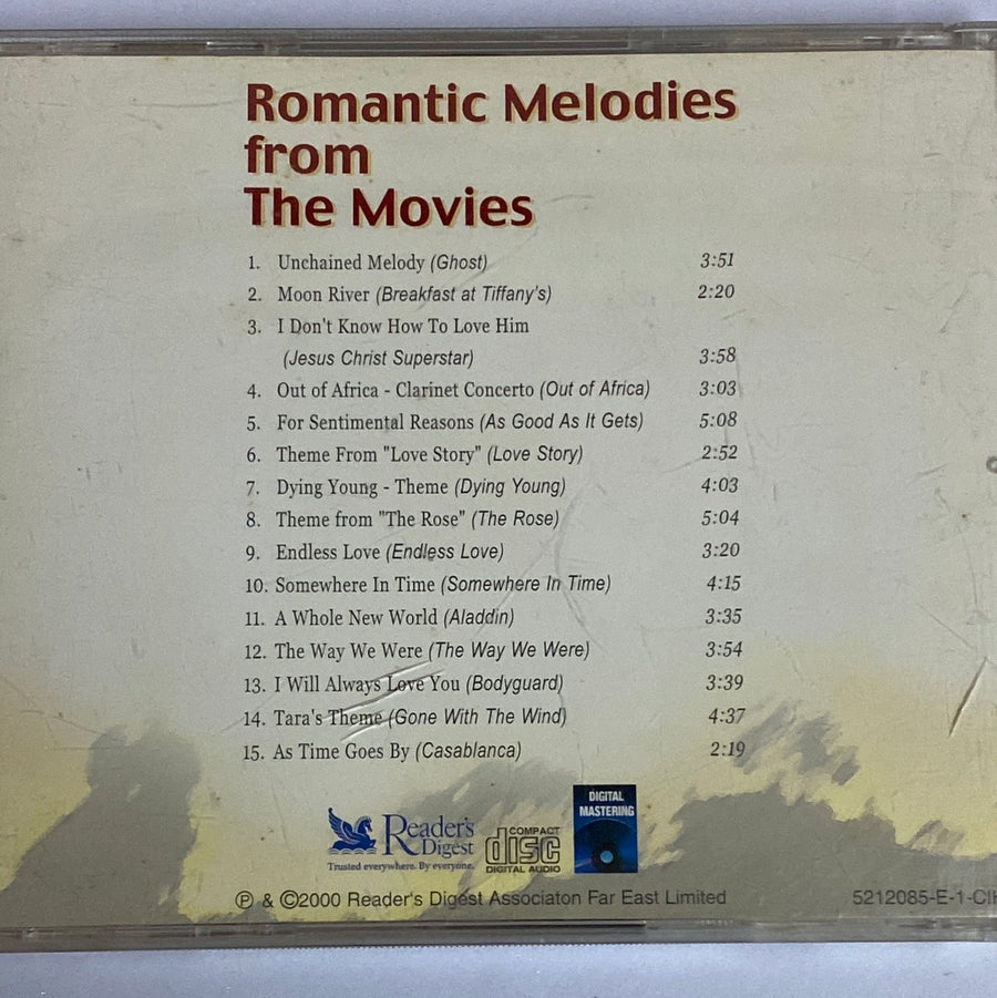 ซีดี Various - Romantic Melodies From The Movies (CD) (VG)