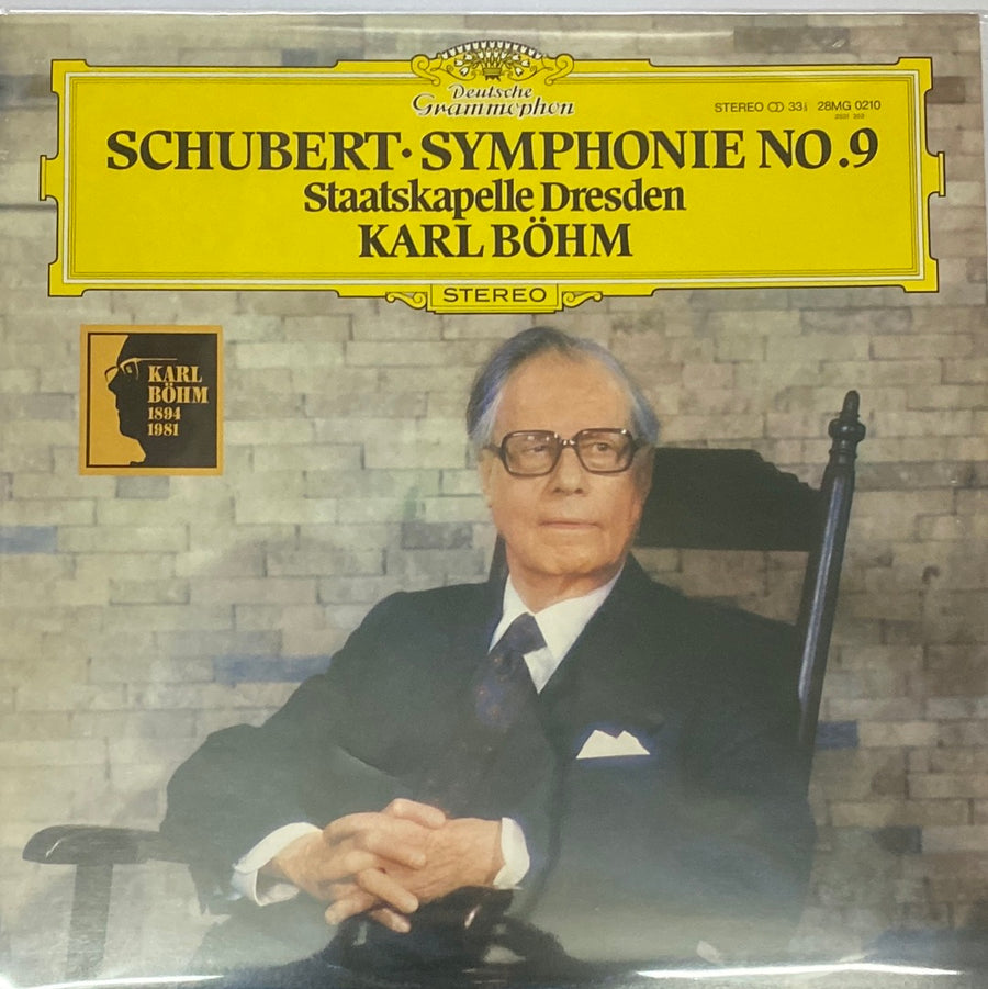 แผ่นเสียง Franz Schubert, Staatskapelle Dresden, Karl Böhm - Symphonie No. 9  (Vinyl) (VG+)