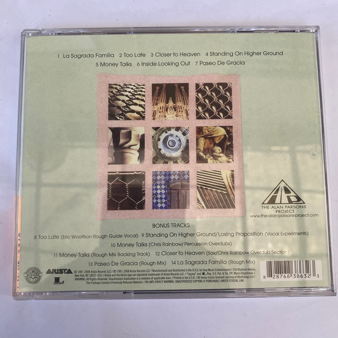 ซีดี The Alan Parsons Project - Gaudi CD NM or M-