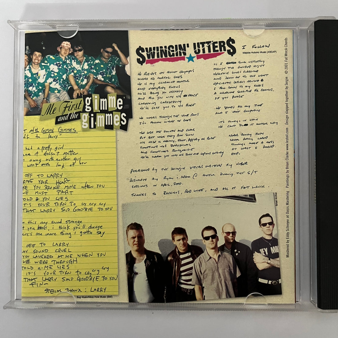 ซีดี Various - Fat Music Volume V: Live Fat, Die Young CD VG+