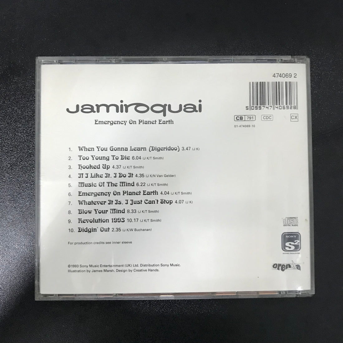ซีดี Jamiroquai - Emergency On Planet Earth CD VG+