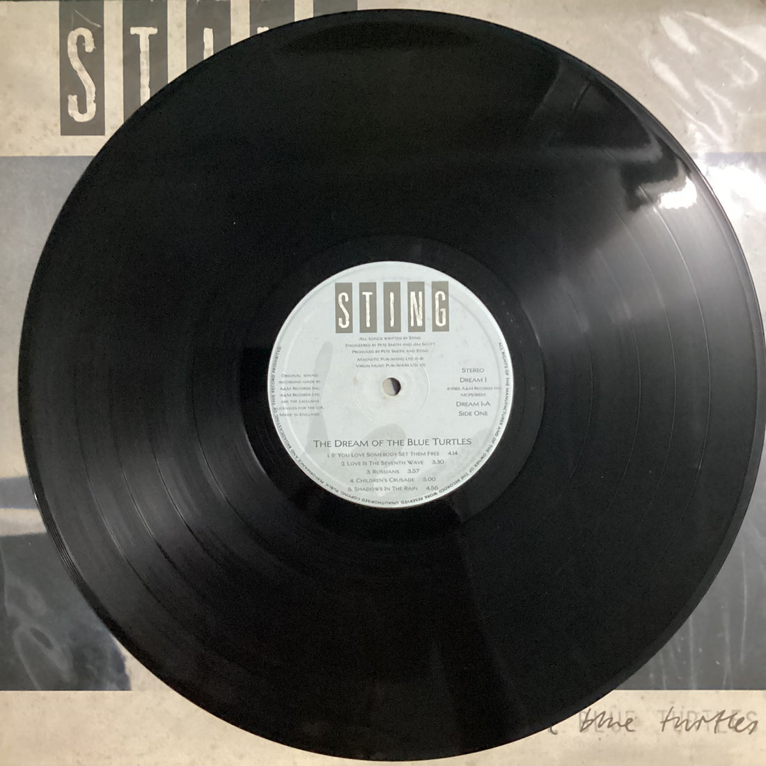 แผ่นเสียง Sting - The Dream Of The Blue Turtles Vinyl VG+
