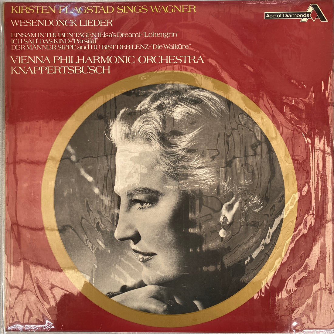 แผ่นเสียง Kirsten Flagstad / Richard Wagner / Wiener Philharmoniker / Hans Knappertsbusch - Wesendonk Lieder Vinyl VG+