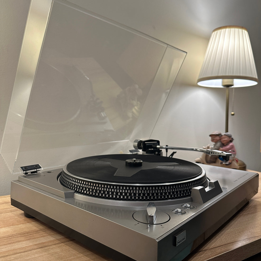 เครื่องเล่นแผ่นเสียง Sansui SR-333 Manual Direct Drive Turntable (220V)