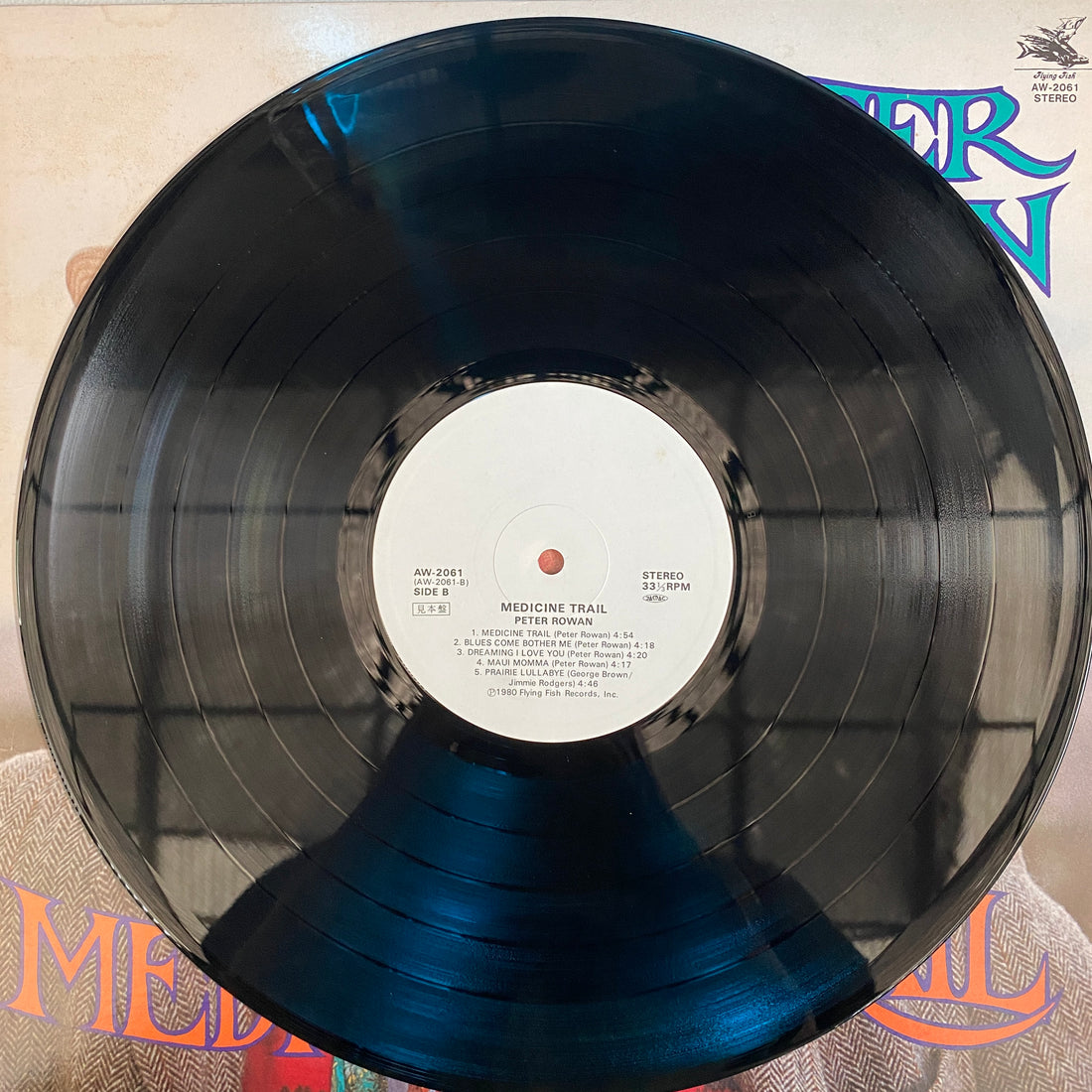 แผ่นเสียง Peter Rowan - Medicine Trail Vinyl VG+
