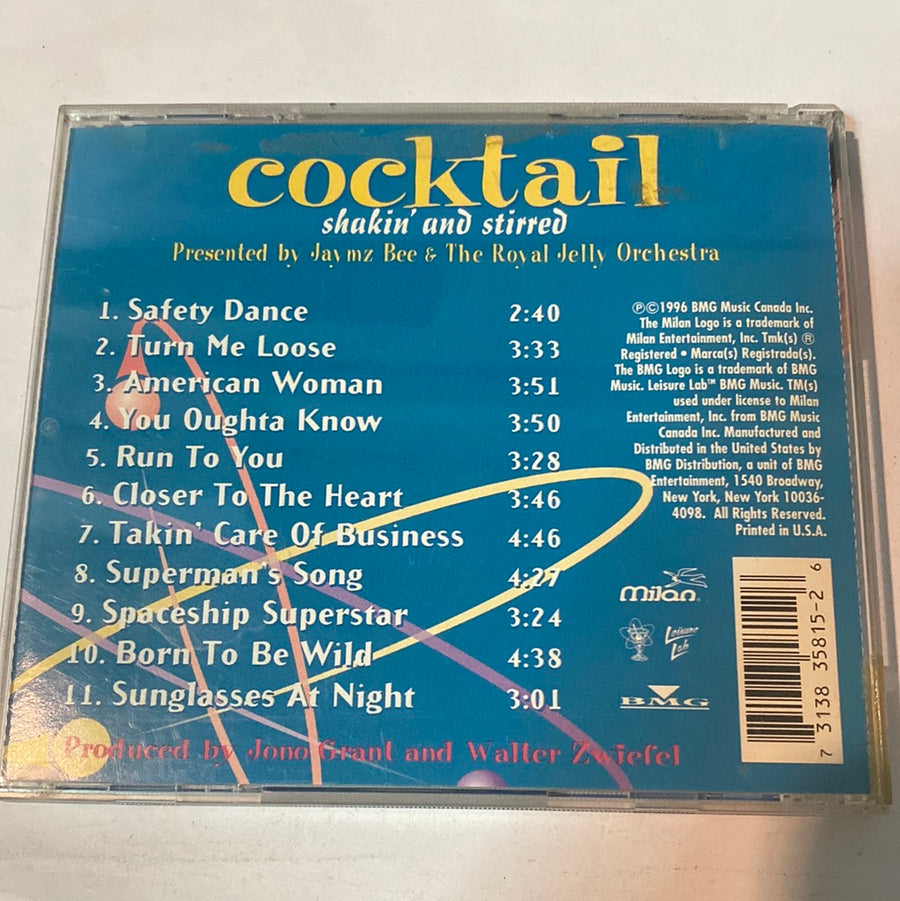 ซีดี Jaymz Bee & The Royal Jelly Orchestra - Cocktail: Shakin' And Stirred (CD) (VG)