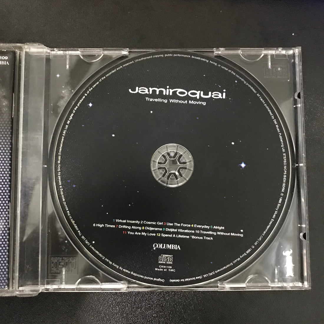 ซีดี Jamiroquai - Travelling Without Moving CD VG+