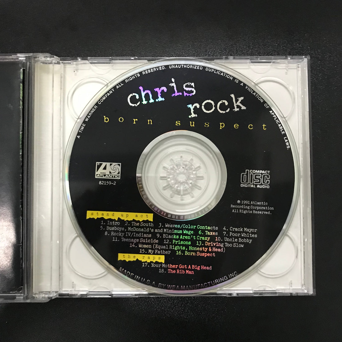 ซีดี Chris Rock - Born Suspect CD VG+