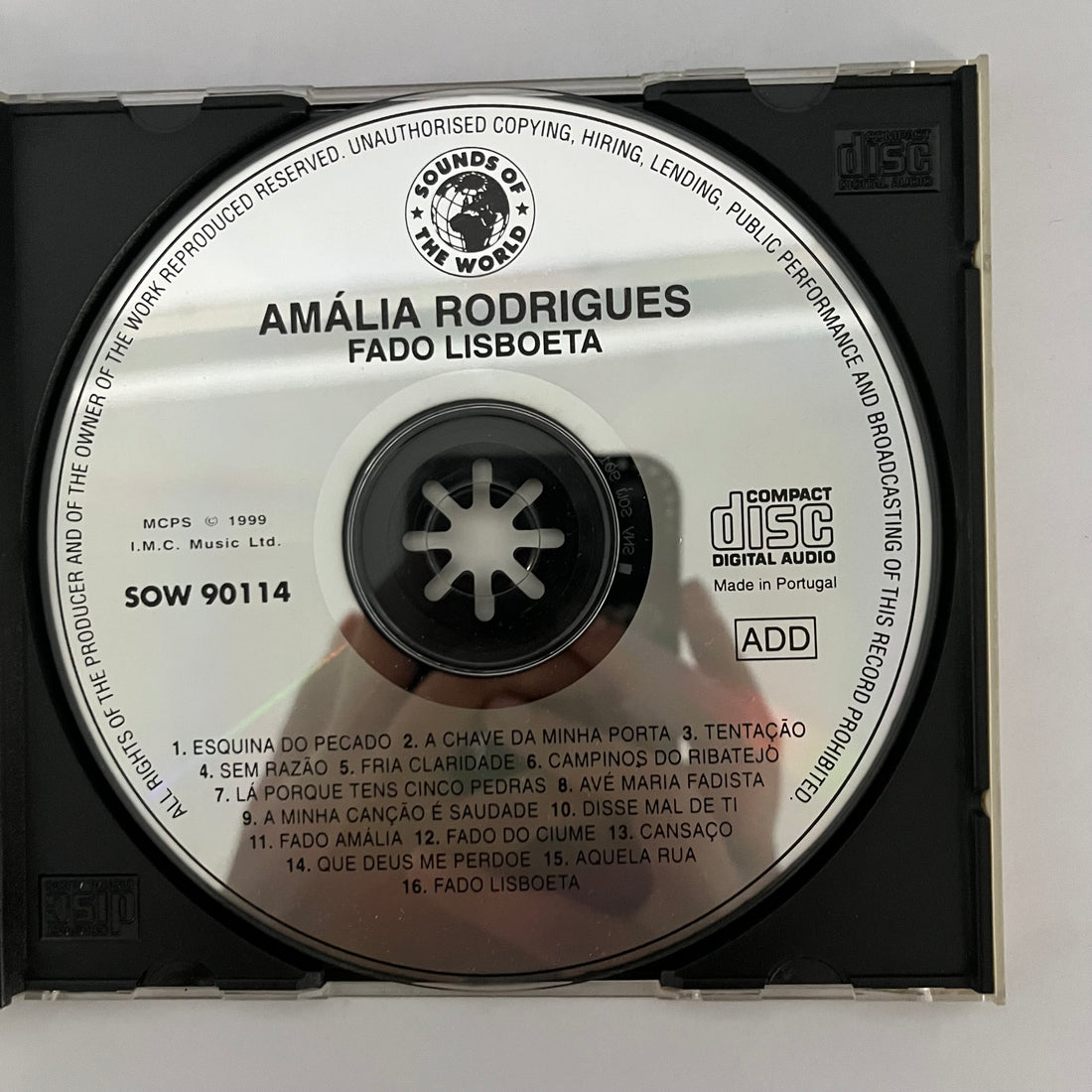 ซีดี Amália Rodrigues - Fado Lisboeta CD VG+