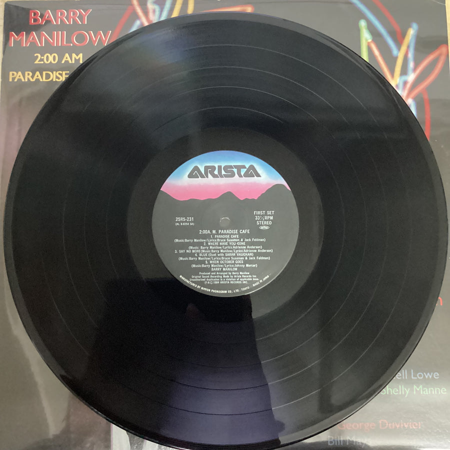 แผ่นเสียง Barry Manilow - 2:00 AM Paradise Cafe Vinyl VG+