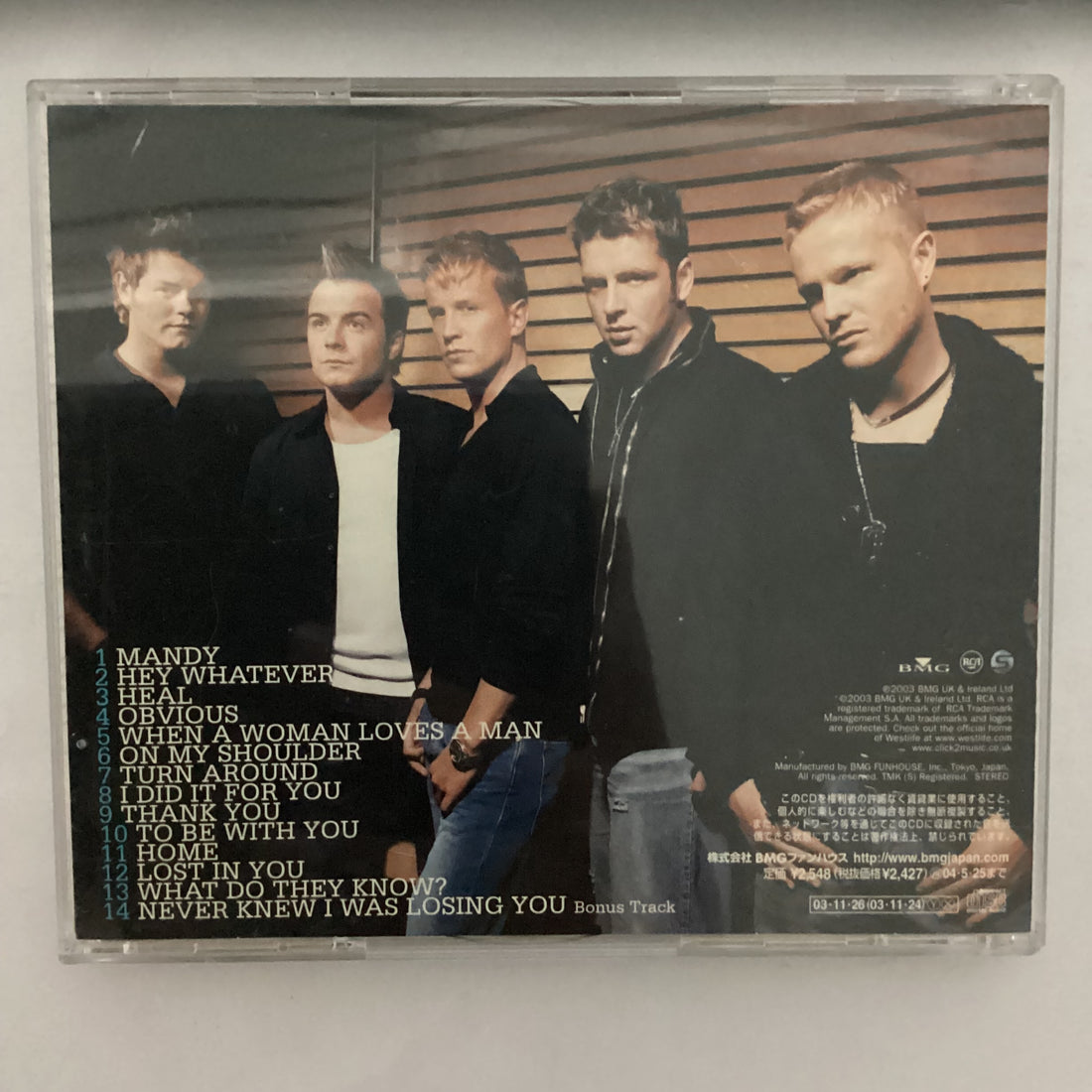 ซีดี Westlife - Turnaround CD VG+ 2CDs