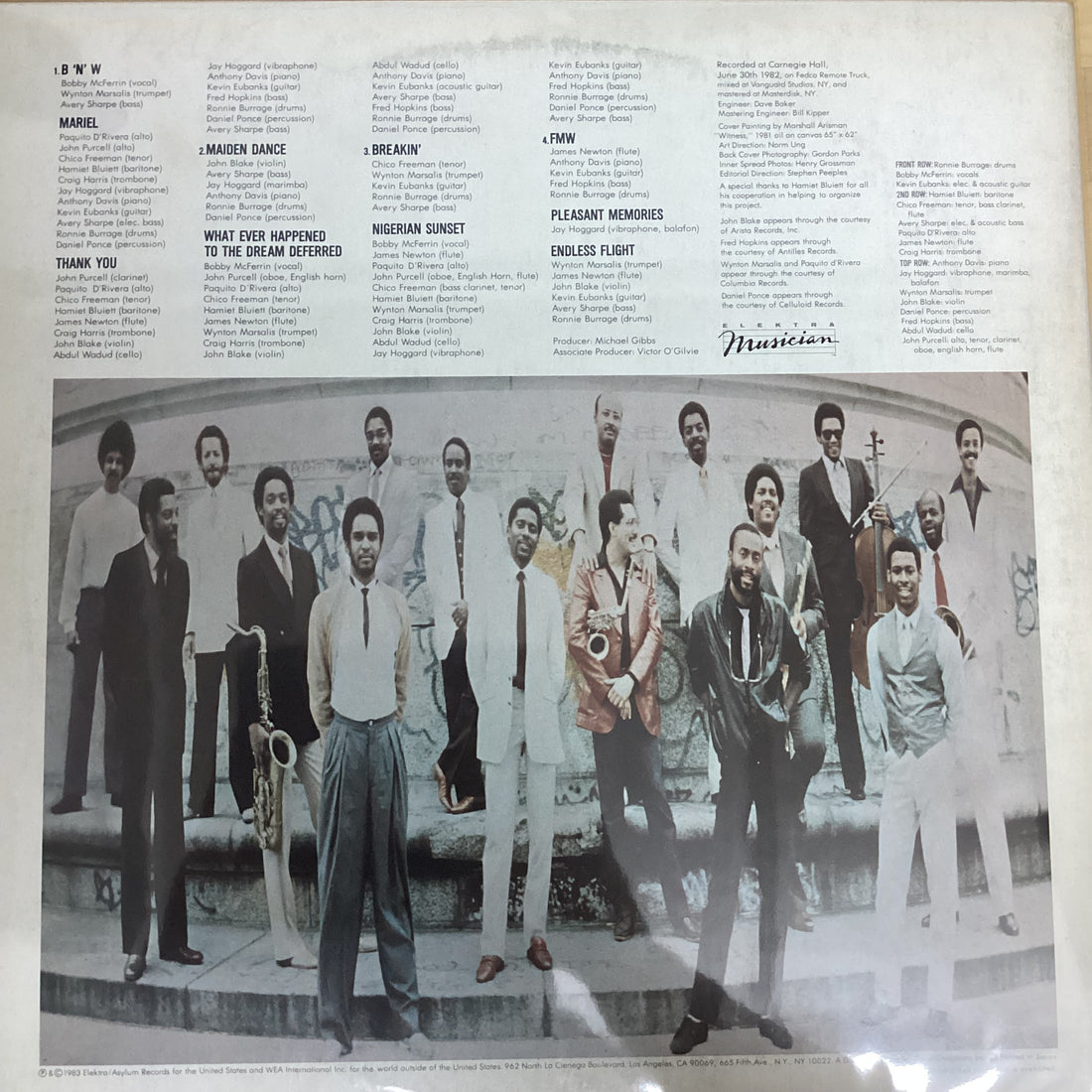 แผ่นเสียง Various - Young Lions, The - A Concert Of New Music Played By Seventeen Exceptional Young Musicians - The Kool Jazz Festival June 30, 1982 Vinyl VG+ 2LPs